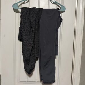 Aerie Black and Gray Leggings